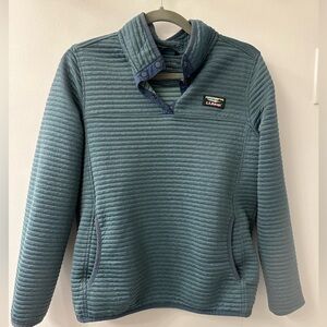 LL Bean Airlight Snap Pullover | Teal